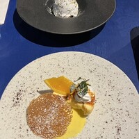 オッティモ・シーフード・ガーデン 新宿店 - セミベイクドチーズケーキ