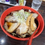 麺家いろは - ブラックチャーシューめん@¥1280