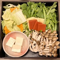 白鹿クラシックス - 京鴨のすきしゃぶ鍋（野菜など）