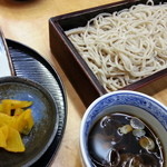 手打ち蕎麦 飯山 - 14.5.5訪問：ざる＋天丼ハーフセット