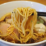 ラーメン ニューヨーク ニューヨーク - 鶏中華そば（麺）