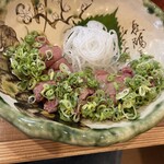 蕎麦前 ひな - 地鶏のハツ刺し