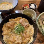 蕎麦前 ひな - 炙り地鶏の親子丼