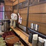 蕎麦前 ひな - 雰囲気ある古民家内装