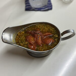 かれーの店 うどん  - 黄昏のユーラシア、チーズ、スパイシーひき肉、トマトトッピング