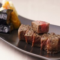 「紀の川」　ランチ限定　和牛ロースステーキがメイン