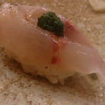 すし家 一柳 - 鯵(2014/4）