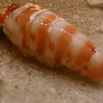 すし家 一柳 - 車海老(2014/4）