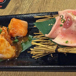 焼肉問屋　くに家 - ホルモン5点盛り