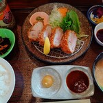 なか浦 - 六穀豚厚切り豚カツ定食1,580円税込