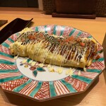 鉄板焼き 紡ぐ - 豚平焼き