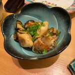 鉄板焼き 紡ぐ - カキバター