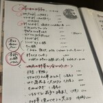 和さび - メニュー