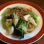 上海小籠湯包 - あんかけ焼きそば