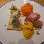 Pizzeria Lume di Luna - 前菜盛り合わせ