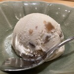 てんぷら 下村 - 季節の栗アイス