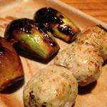 とり喜 - 小茄子、つくね