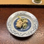 木山 - ・梨とアスパラと芹の白和え