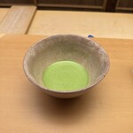 木山 - ・お薄（薄茶）を点てていただいて