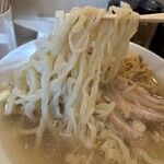 しょうがラーメン 七の庫 - 麺リフト。