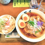 自家製麺 ラーメン創房 忠虎 - ＋鶏ごはん