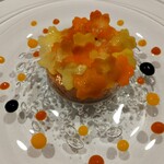 La Vallee d'Or - 自家製スモークサーモンと秋ナス