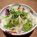 関西割烹尼ヶ崎 - セットのサラダ