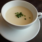 イタリアンレストラン アンジェロ - 豆乳とジャガイモの冷製スープ　