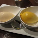 ビストロ シャンパーニュ - アイスクリーム、ソルベ2種