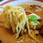 ラーメン じゃんじゃん - 麺はどこといって特徴があるわけでもなく