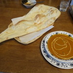 Indo Ryourio Usamano Kare - チキンカレー、ナン