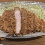 とんかつ 大倉 - 脂身も美味しかったですよ♪