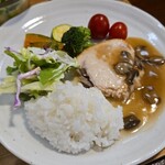 キッチン ブルー グローブ - ワンプレート