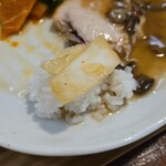 キッチン ブルー グローブ - お新香で、いただきます