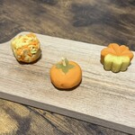 飴松 - 料理写真:秋を感じるお茶菓子