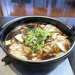旬や みなくち - ◆すき焼きのお鍋・・既にお野菜が煮られ、美味しそう。