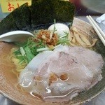 覆麺 智 - オマール海老出汁の塩らーめん880円+味玉100円