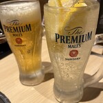 精肉卸問屋直営焼肉店 牛次郎 - 生ビール＆まるごと漬け込みレモンサワー