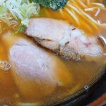 東池袋 大勝軒 - 焼豚はデフォでも2枚。