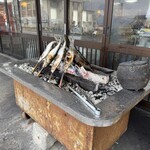 民宿 青塚食堂 - 鰊焼き　炭火