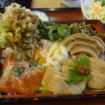 菊新 - 「魚沼丼」（1400円）