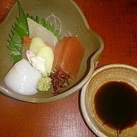 明治の森箕面 音羽山荘 - 刺身盛り合わせ