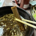 北習大勝軒 - 黒いメンマ