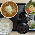 乞和家 - もつ煮定食①