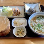 大島家 - かけうどんの定食