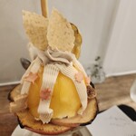 cafe days - 柿、お芋、ドライフルーツ、焼きリンゴ