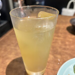 焼肉 静龍苑 - パインジュース(これもすっきりとした味で美味しかった！)