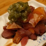 餃子酒場 大寅 - 『つんつん』刺身の山葵和え