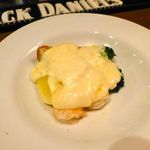 バール ブリオ - ラクレット(海老・芋・ブロッコリー・パン)