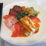 重慶飯店 - 四種前菜の盛り合わせ